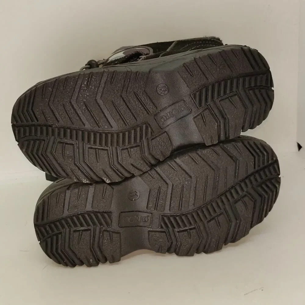 Sporto Boys Black & Gray Camo All Weather Lined Boots - Size 11/12